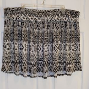 Lane Bryant Mini Skirt, Animal Print, Sz 26/28